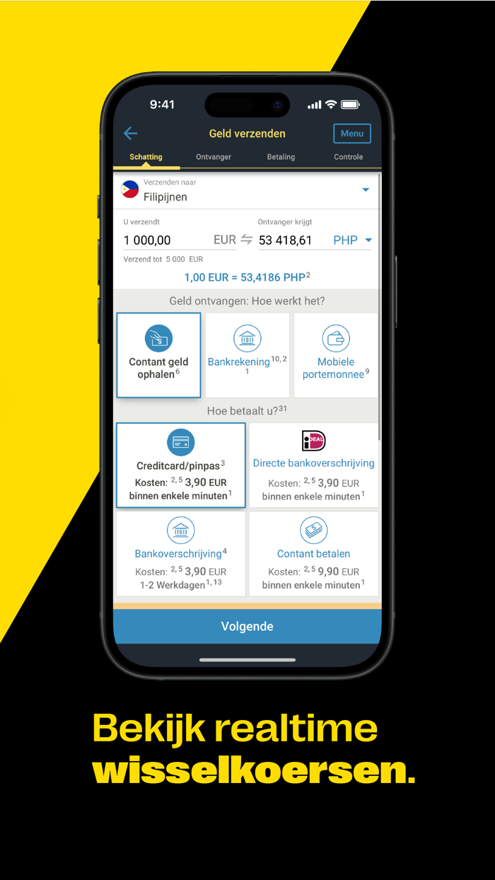 Western Union Geldtransfer