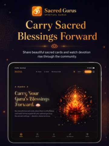 Sacred Gurus iPad screenshot