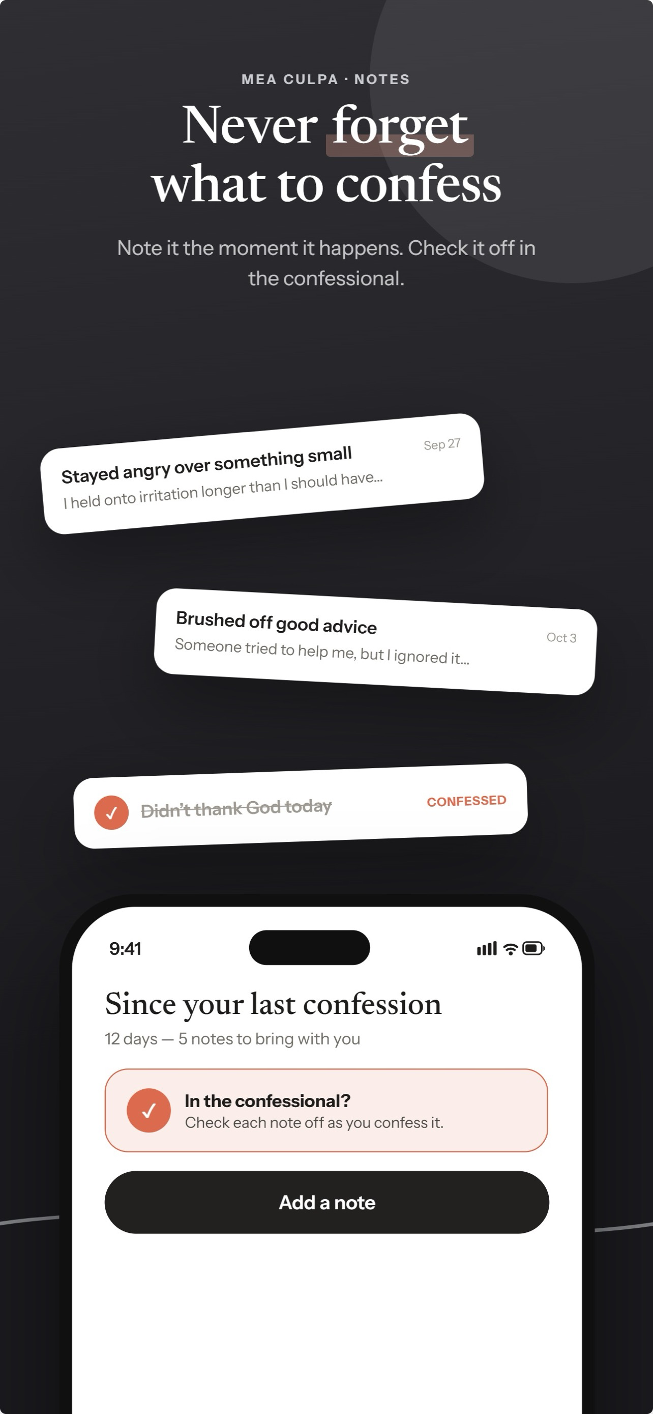 Catholic Confession Journal screenshot 4