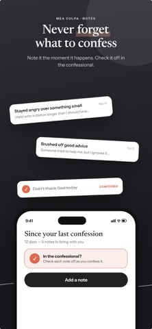 Catholic Confession Journal Screenshot 4 of 6