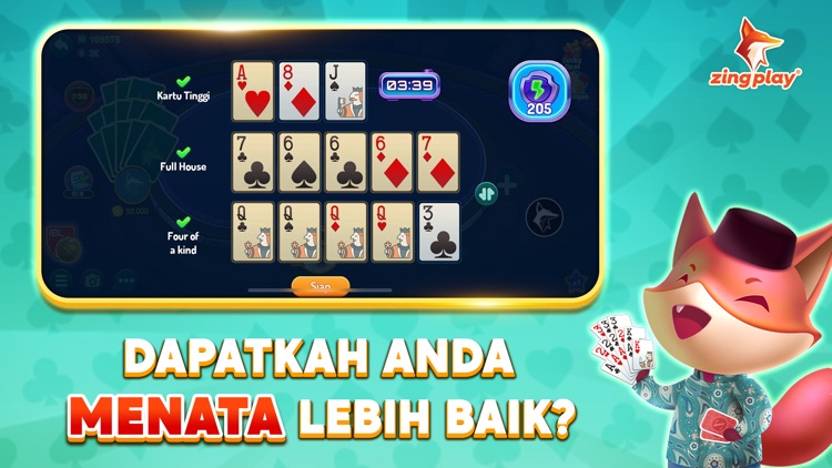 Capsa Susun ZingPlay Remi Kata