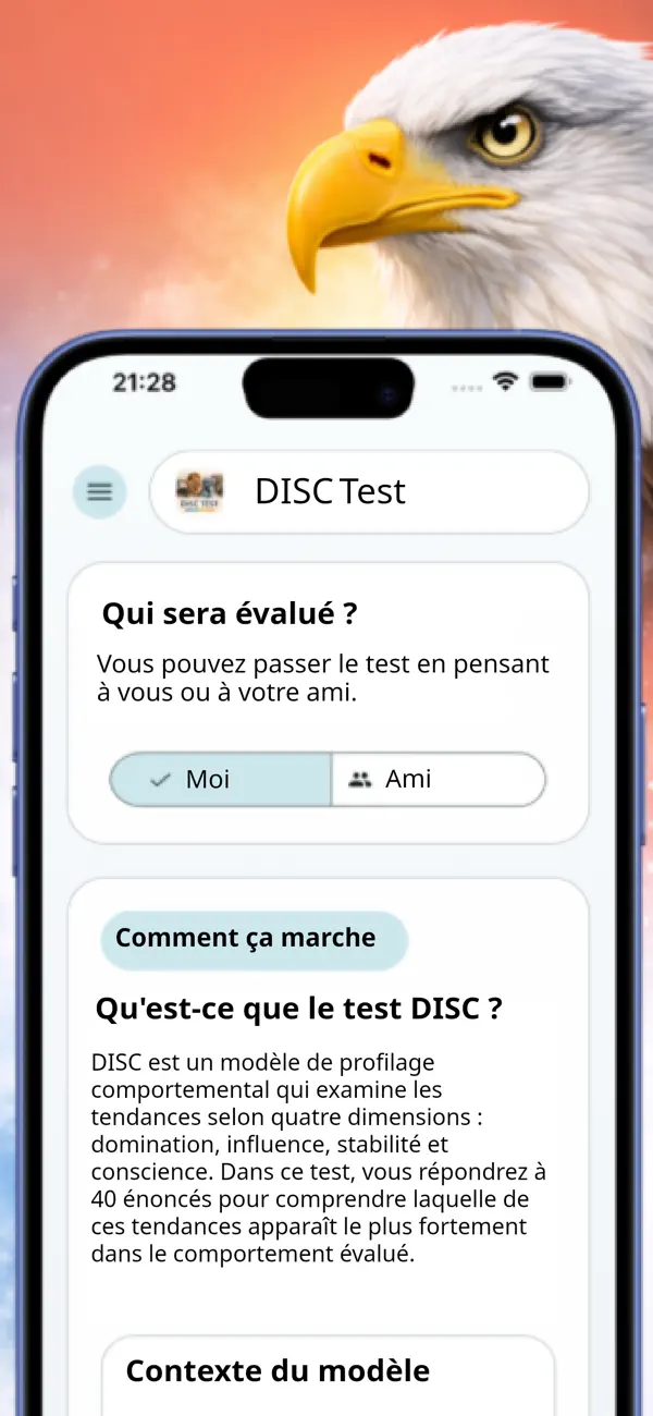 Screenshot #2 pour DISC Test.
