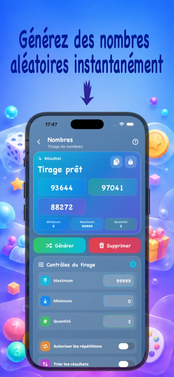 Screenshot #3 pour Random Name and Numbers.