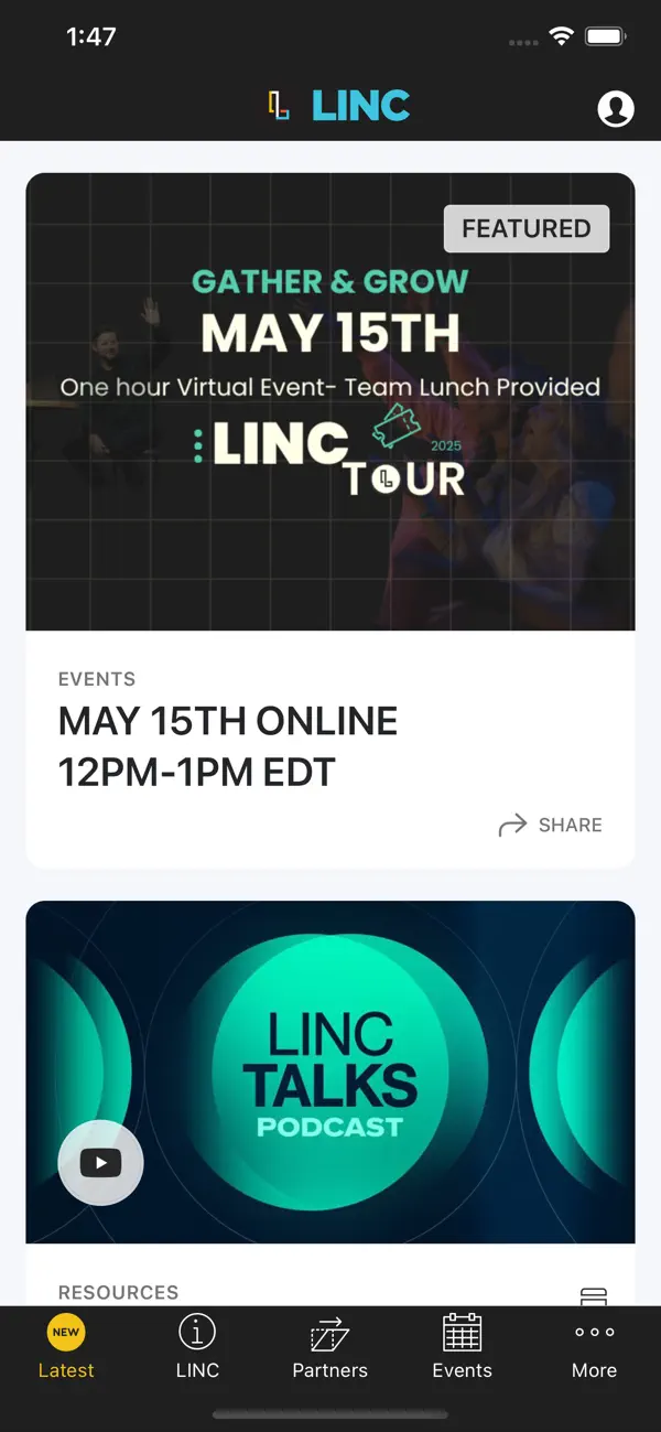 Screenshot #1 pour LINC Leadership
