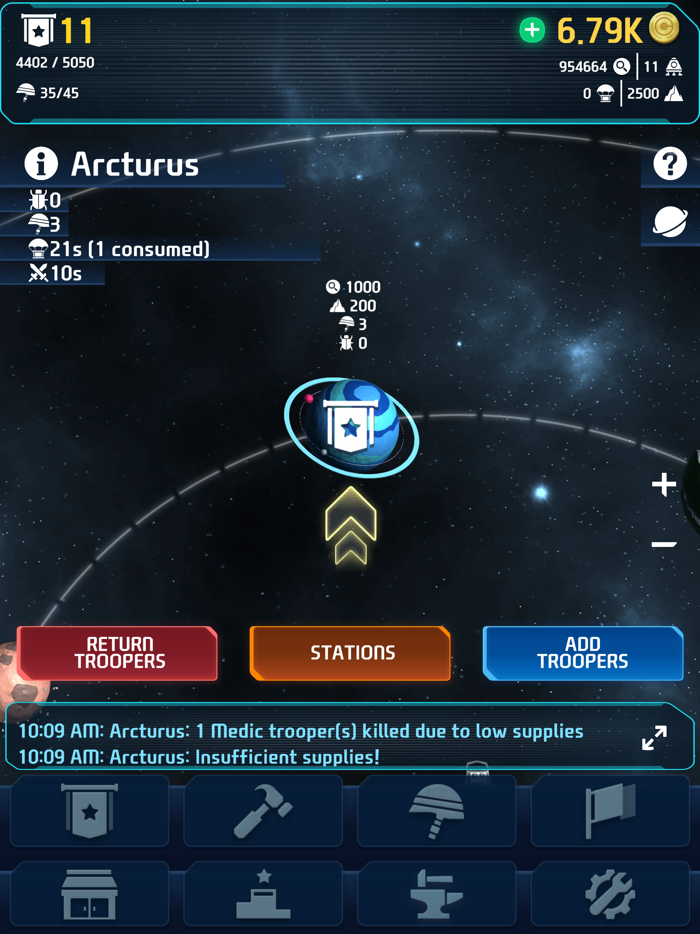 Starship Divers Idle Bugs