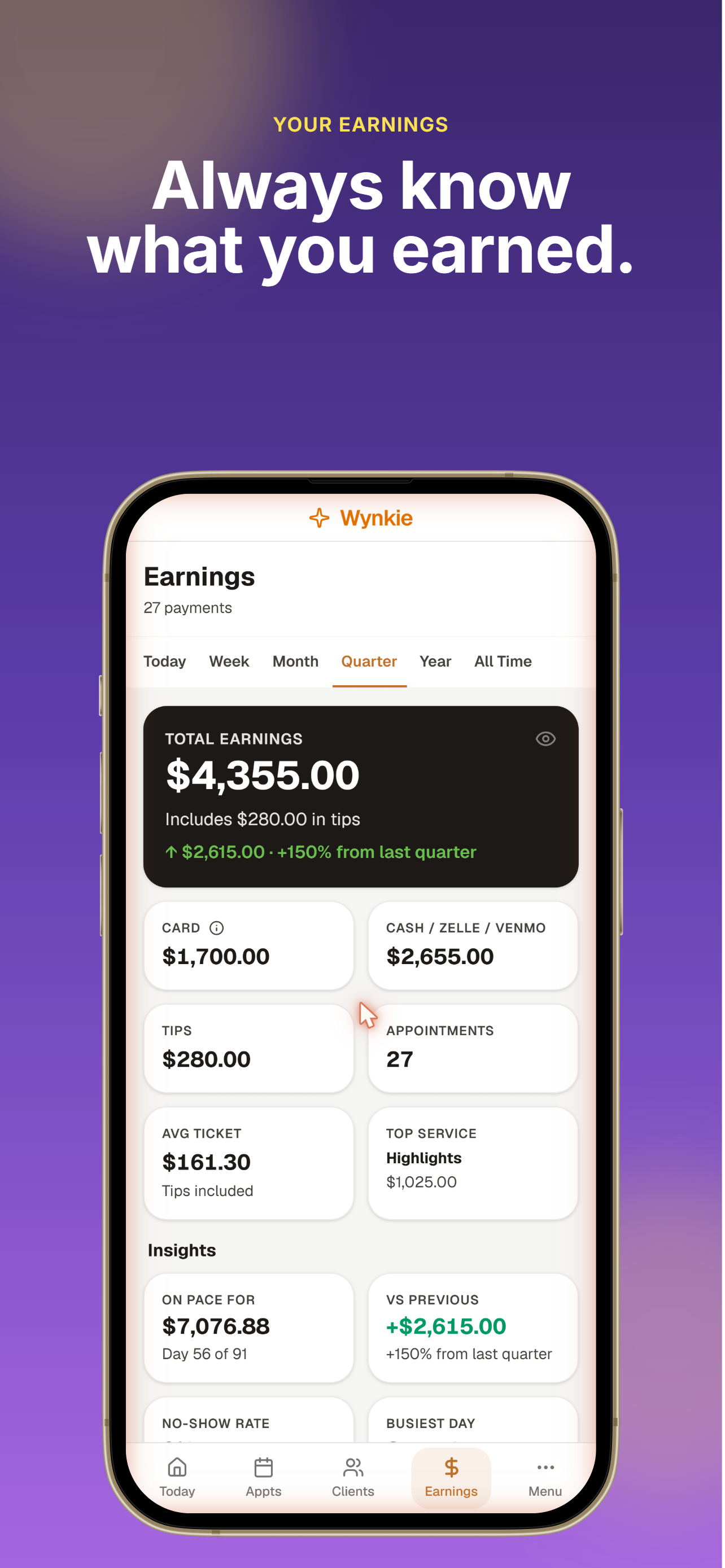 Wynkie: Booking & Payments screenshot 8
