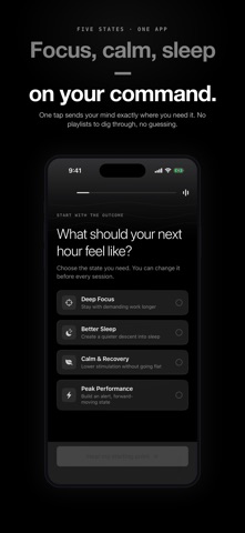 Neurowave: Focus Music & Sleep iPhone screenshot