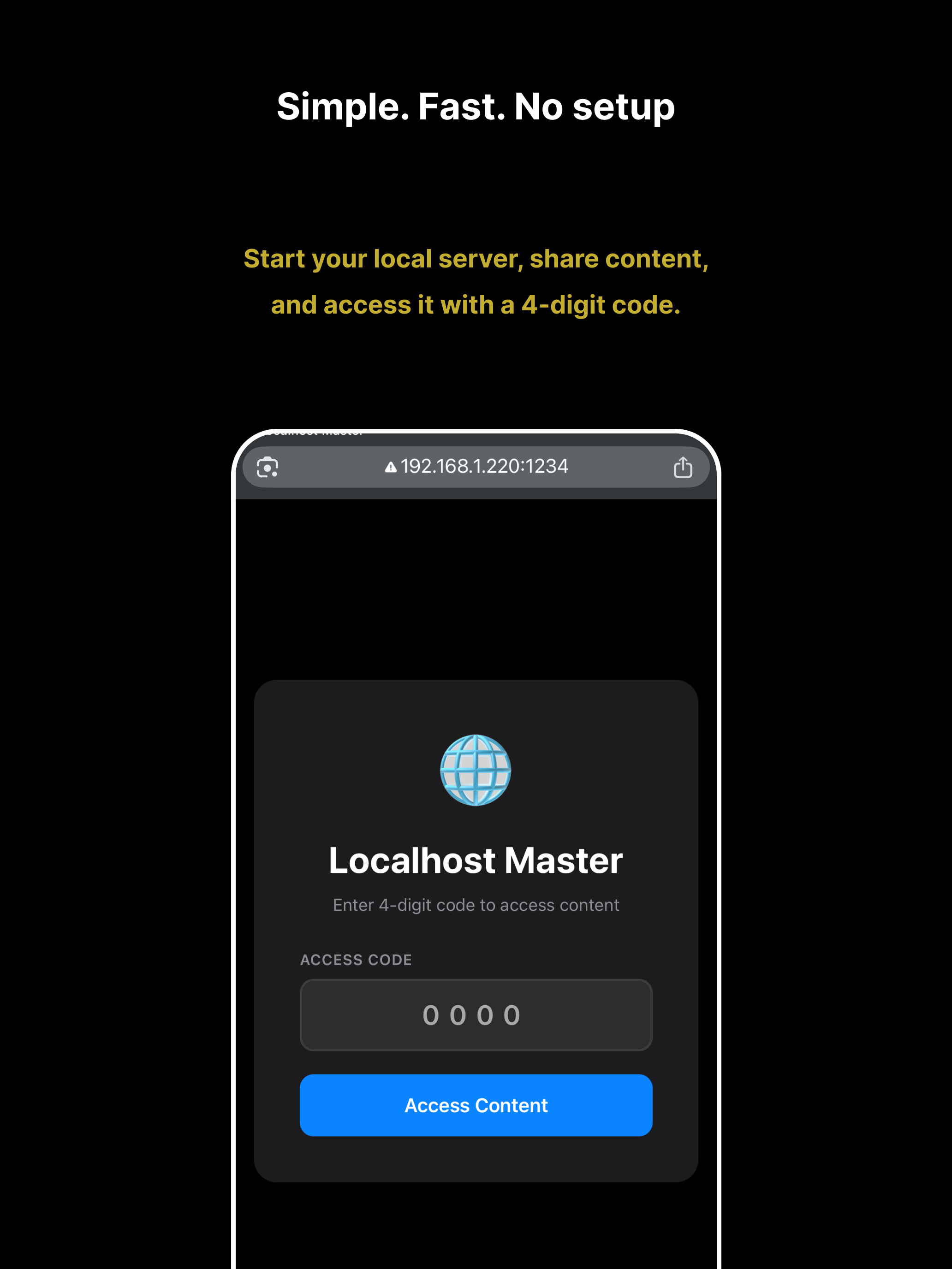 Localhost Master - HTTP Server