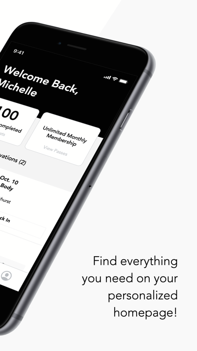 Modern Pilates Studio iPhone screenshot 2 - Health & Fitness app