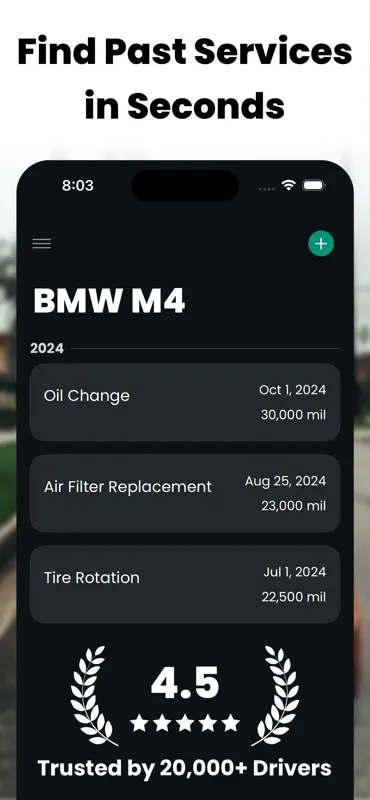 ServiceLog: Car Maintenance screenshot 2 of 9