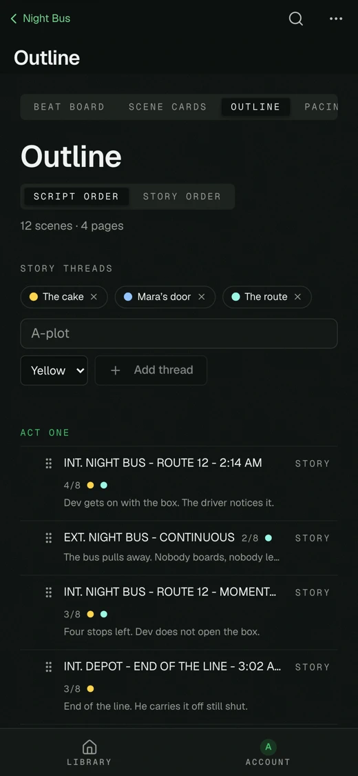 Screencake: Screenplay Writer screenshot 3