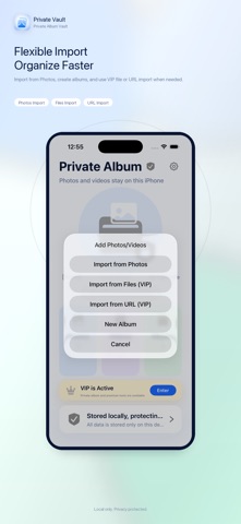 Private Album Vault iPhone screenshot