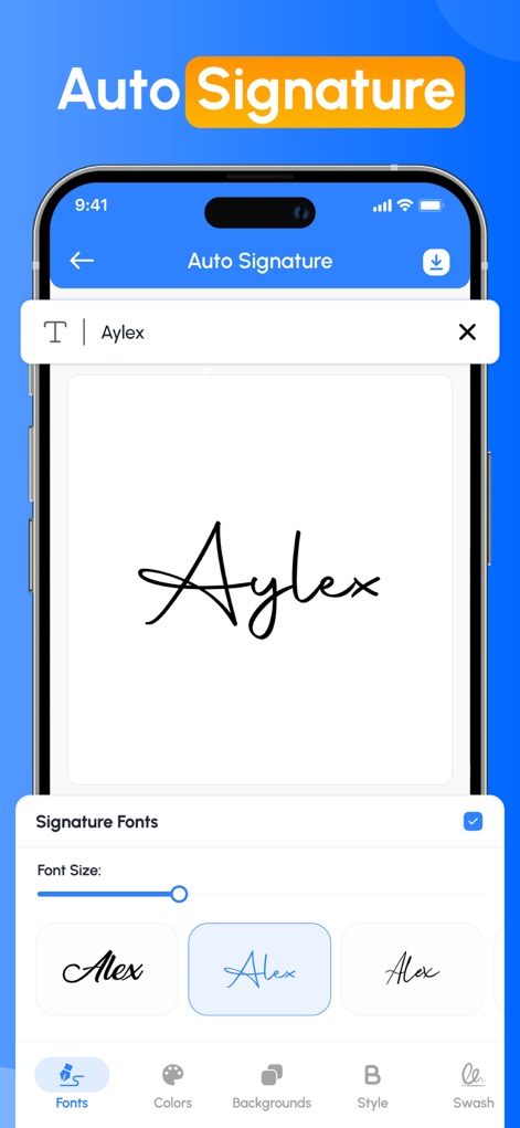 Signature Creator: Signing app - Productivity App | MWM