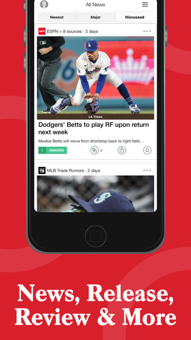 Fantasy Baseball News Screenshot