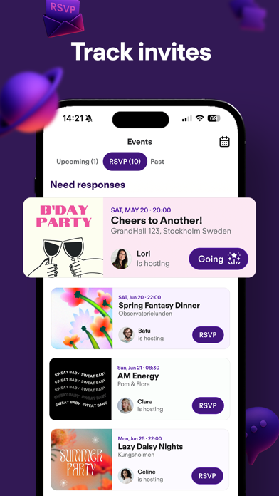 Venga: Event Hosting Made Easy Screenshot