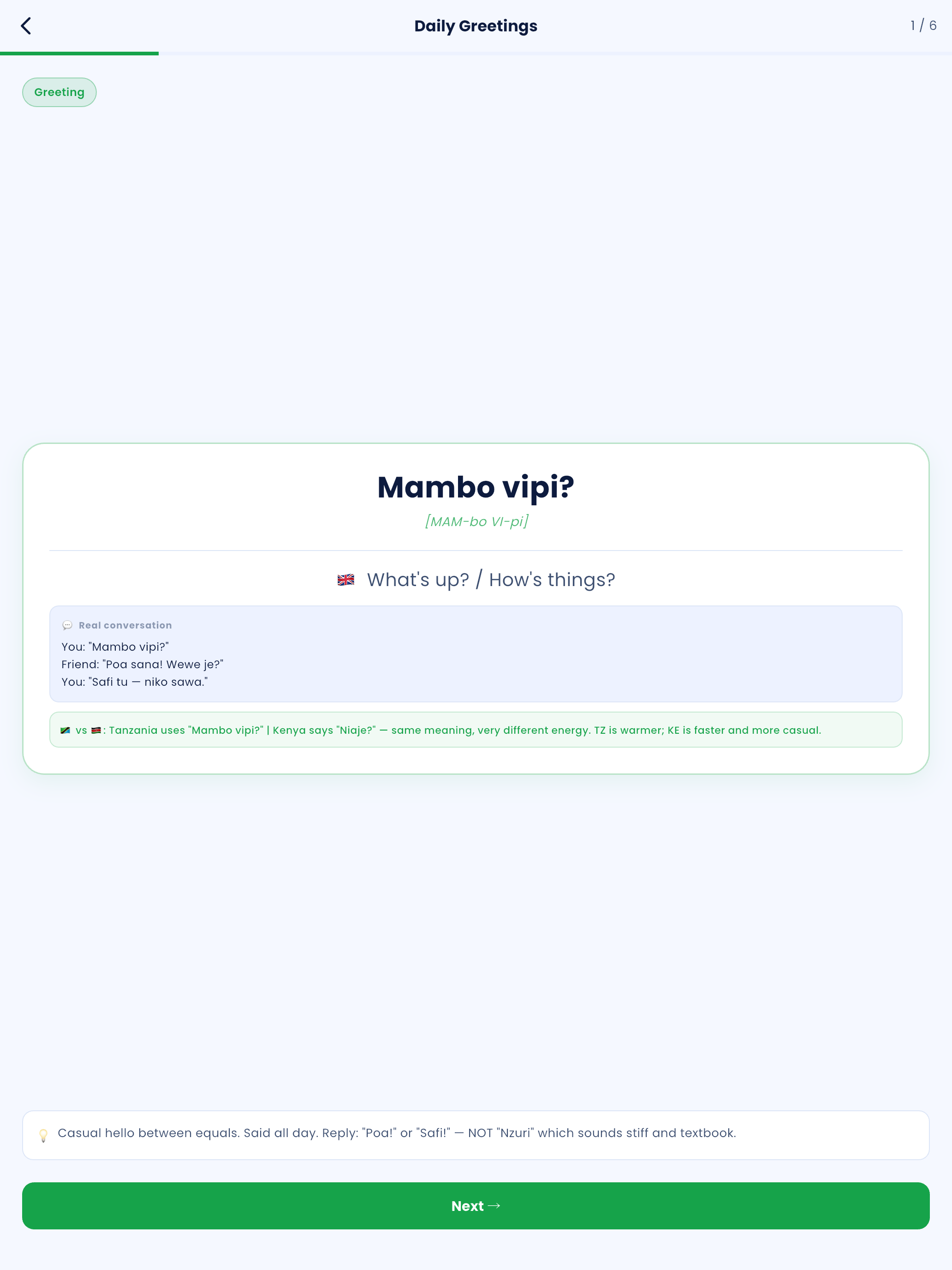 LearnKiswahili screenshot 10