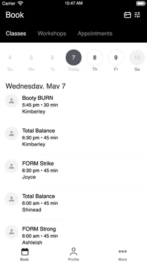 BALANCE X FORM screenshot 2