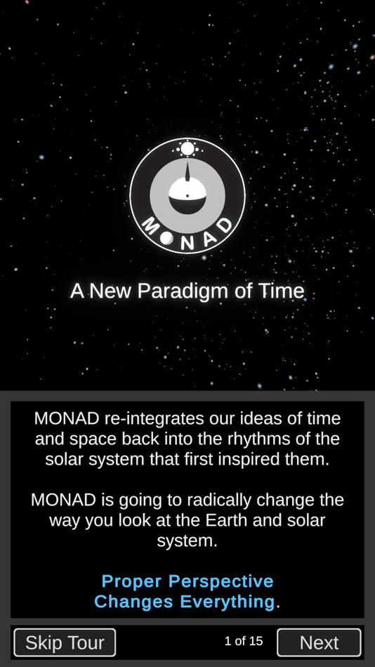 #1. Monad Calendar Clock (iOS) By: Earth at the Center LLC