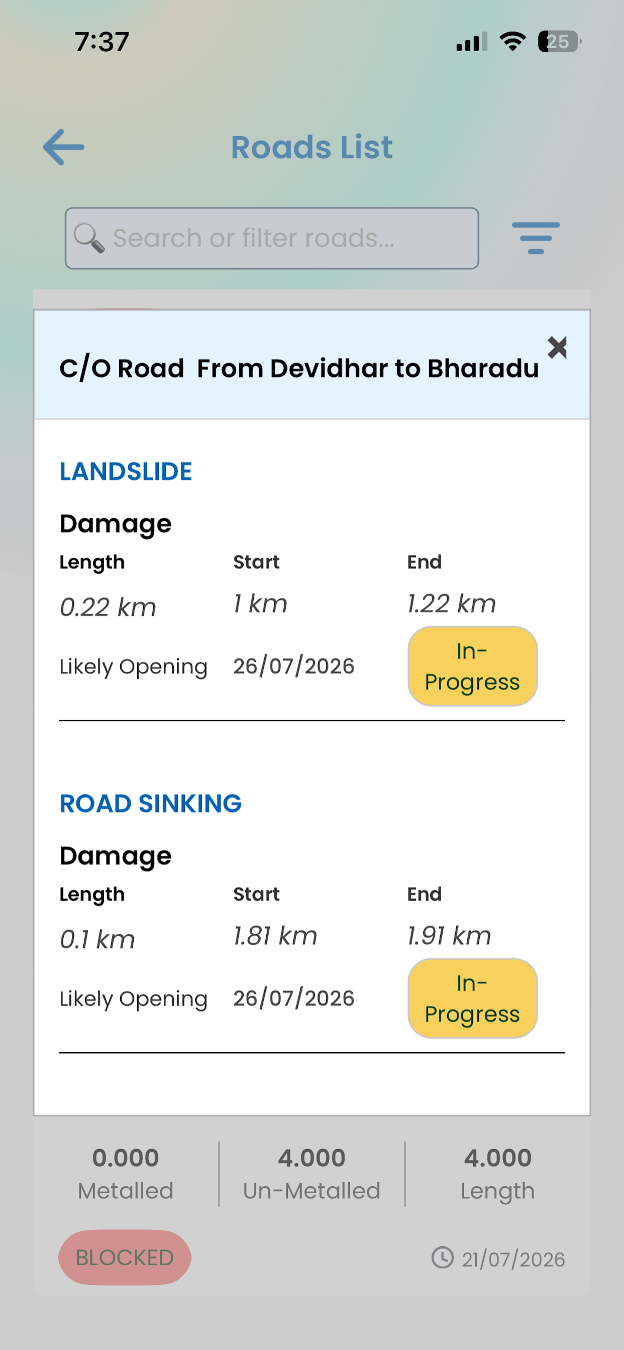 Road Status Information System screenshot 10