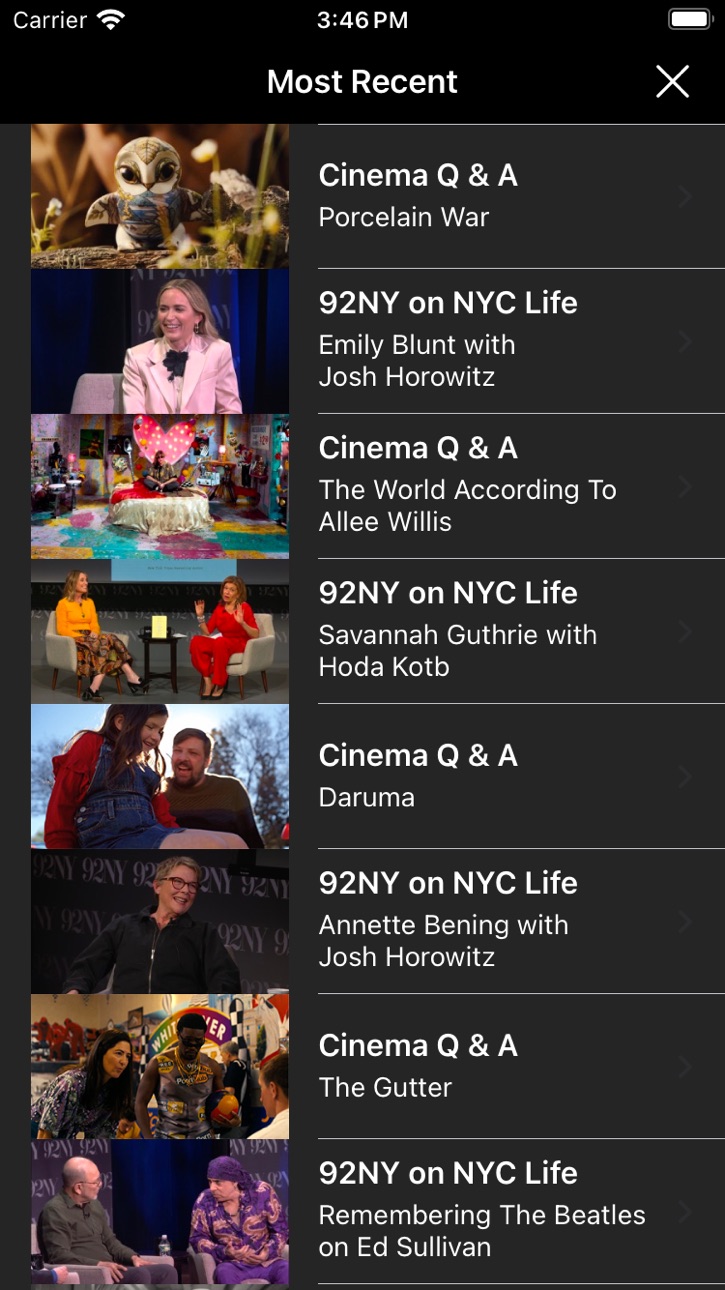 iPhone screenshot