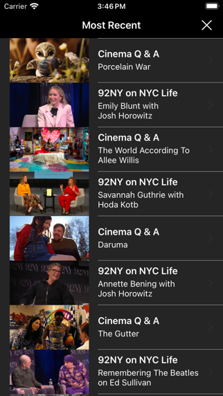 NYC Media iPhone screenshot 5 - Entertainment app