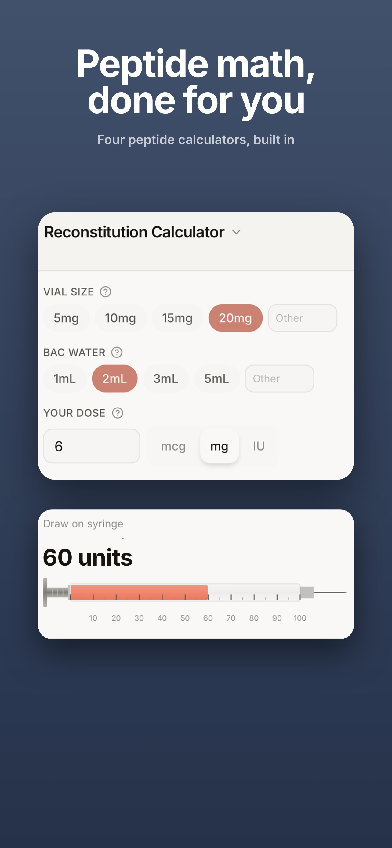 Regimen: Peptide Tracker screenshot 9