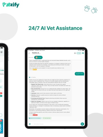 Petzify – AI Pet Care & Store iPad screenshot