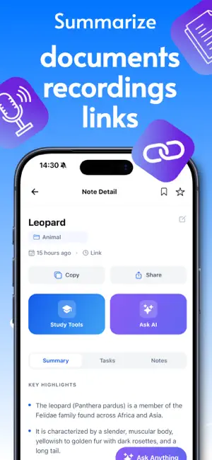 Noteleo: AI Note Taker & Study screenshot 2