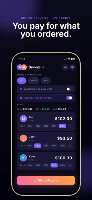 DivvyBill: Split Bills Expense screenshot 2