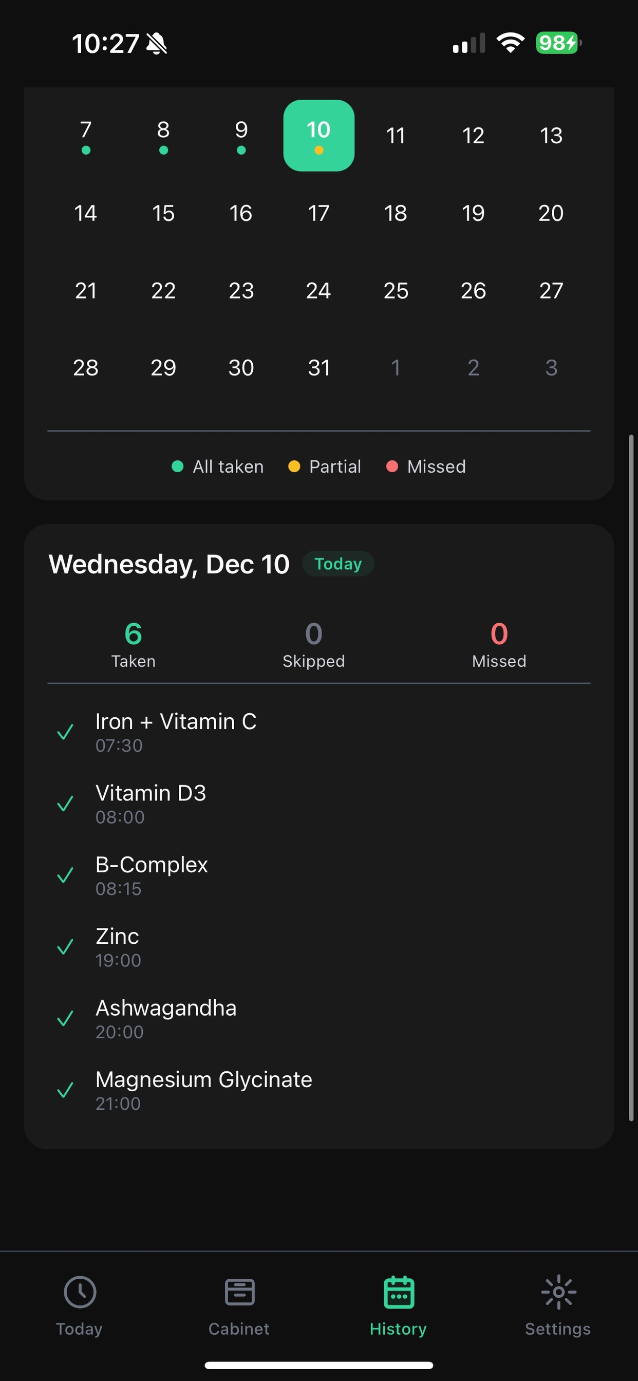 Supplement tracker - Capsuly screenshot 9