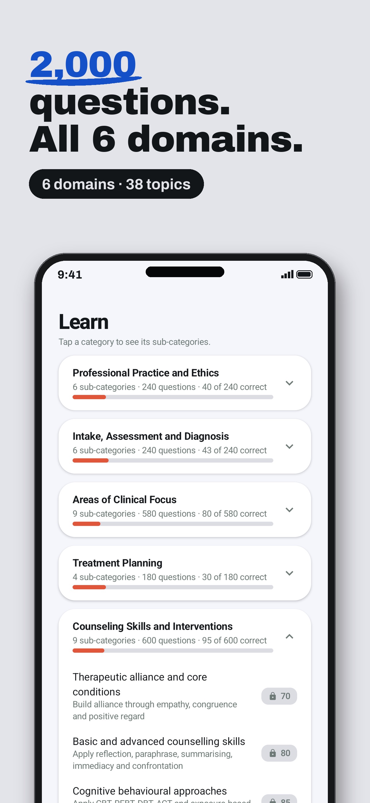 Screenshot 2 of NCE Counseling Prep Coach