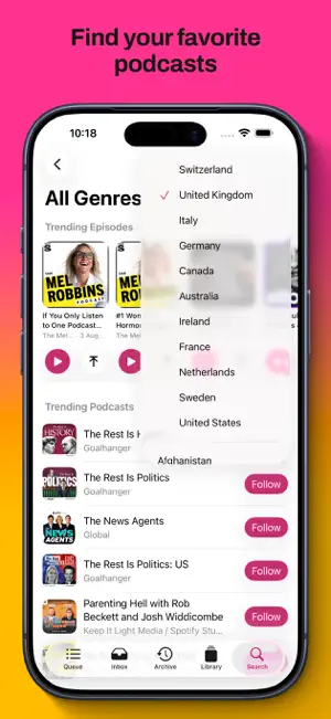 JollyPod Podcast Player screenshot 2
