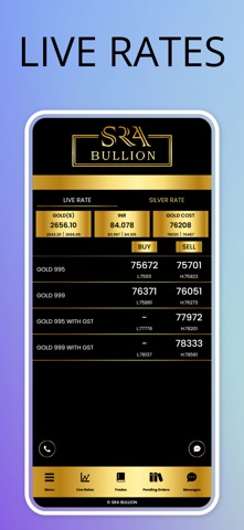 SRA Bullion screenshot