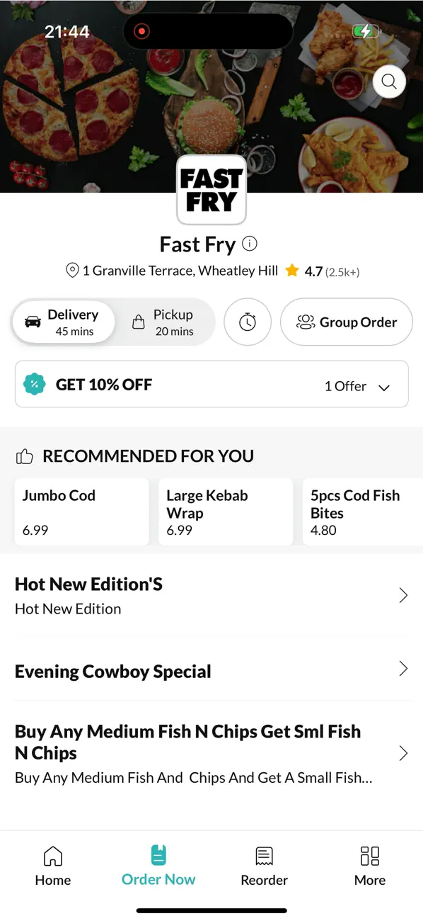 Screenshot #2 pour Fast Fry.