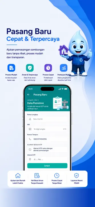 PDAM MOBILE screenshot 1