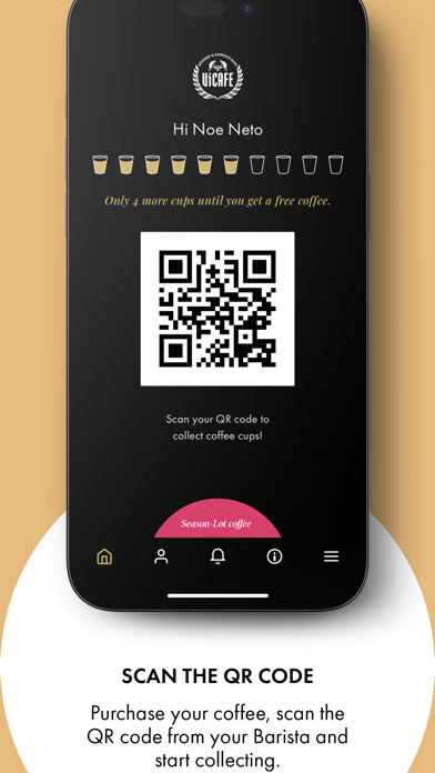 ViCAFE Loyalty Screenshot