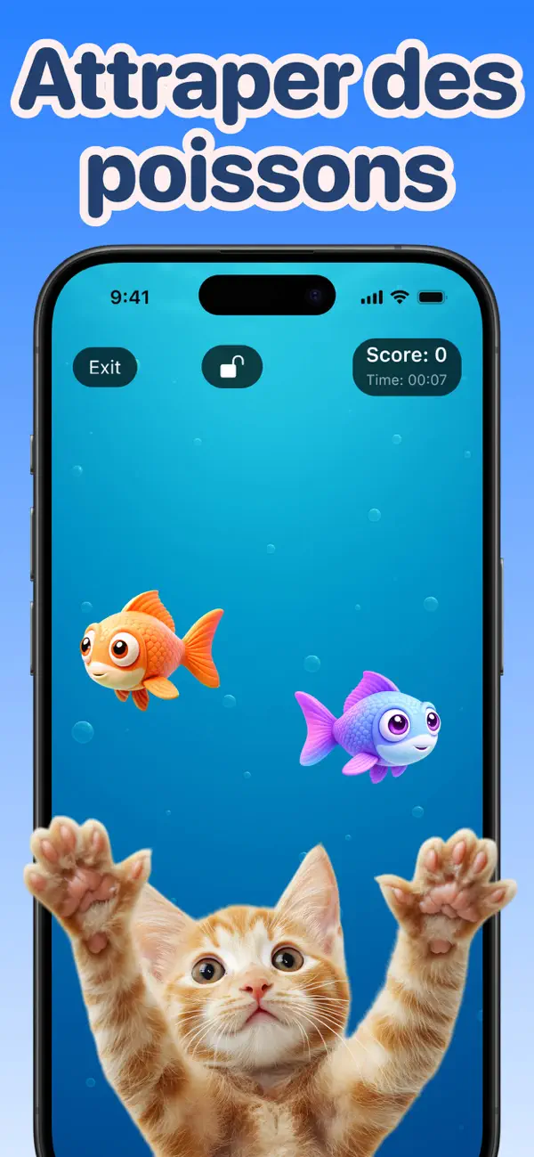 Screenshot #2 pour Jeu de Poisson pour Chats