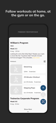 Freedom Performance Training screenshot