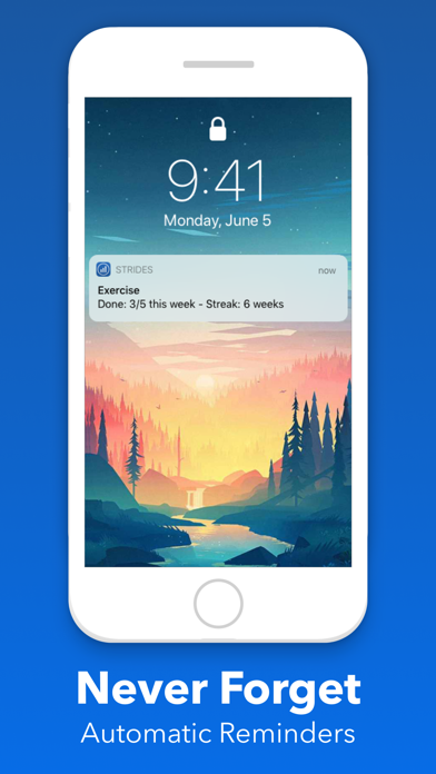 Screenshot #8 for Strides: Habit Tracker + Goals