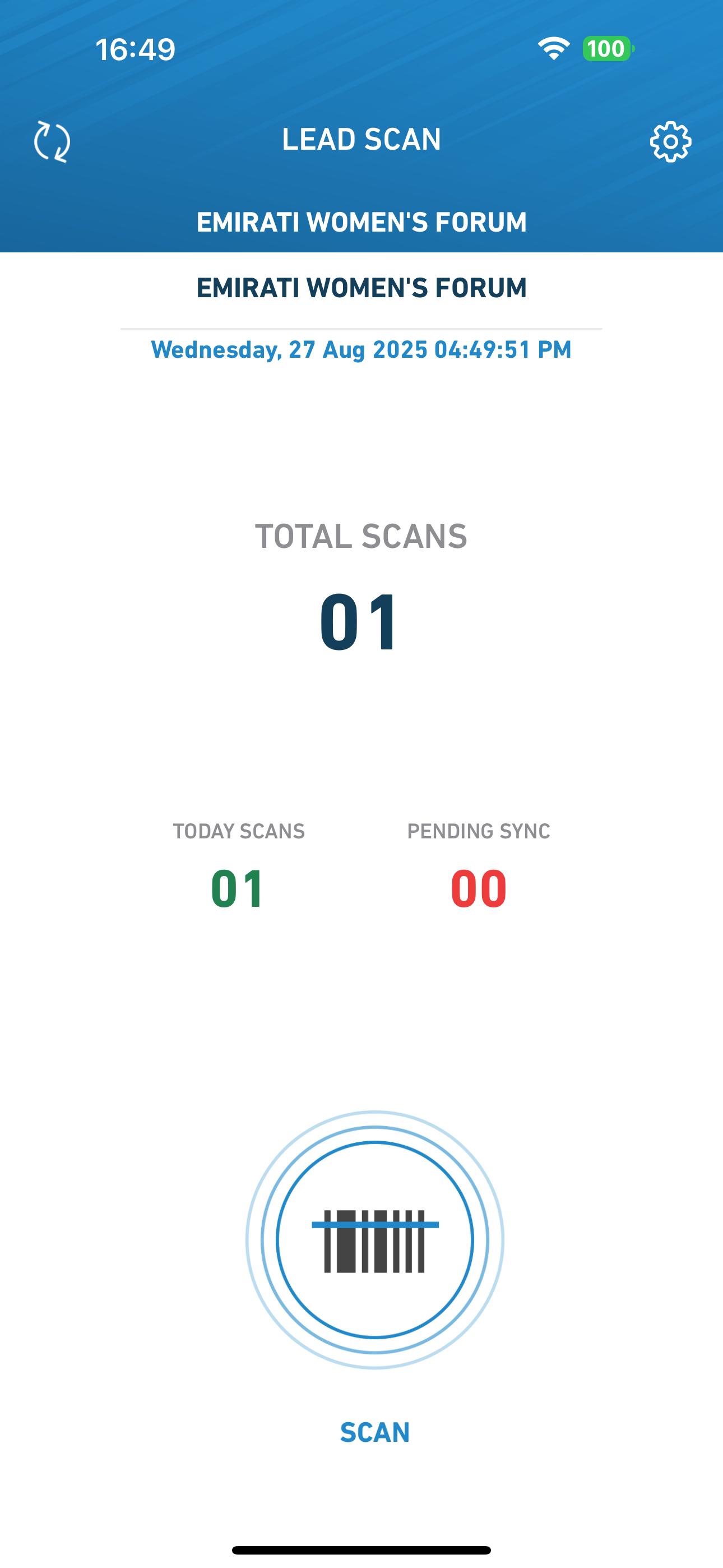 eVento Lead Scan