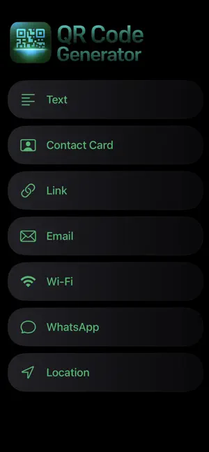 QR Code Generator & Share screenshot 1