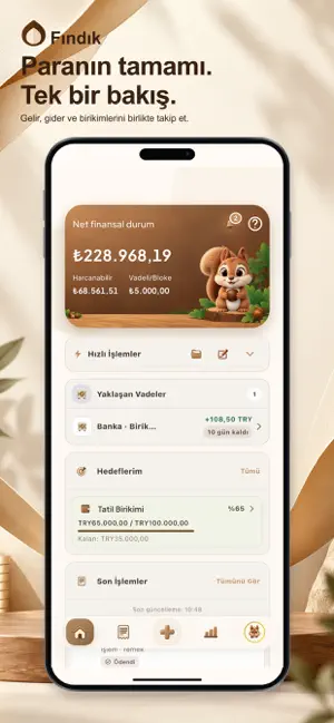 Fındık: Para Yönetimi screenshot 1