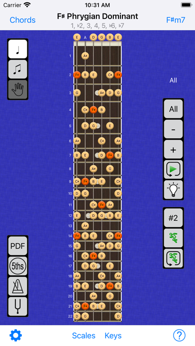 Guitar Scales & Chords Power Screenshot