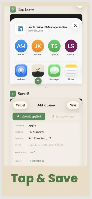 Job Application Tracker: Jaavo screenshot 4