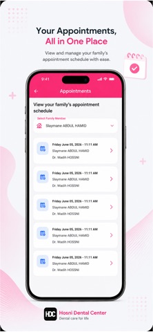 HDC Hosni Dental Center iPhone screenshot