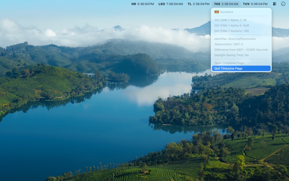 #9. Timezone Flags (macOS) Ved: Jonas Sannewald
