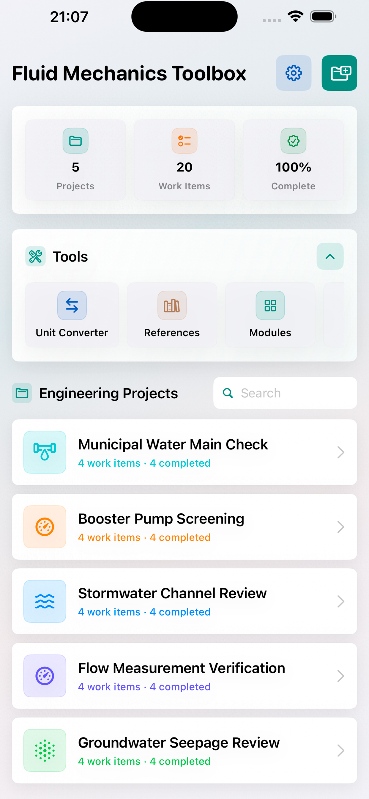 Fluid Mechanics Toolbox screenshot 3
