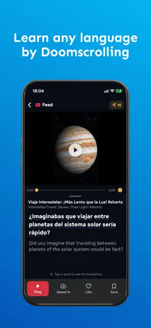 LingFit – Watch. Learn. Speak. screenshot 1