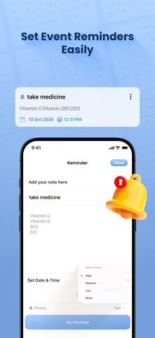 Calendar - Event Planner screenshot