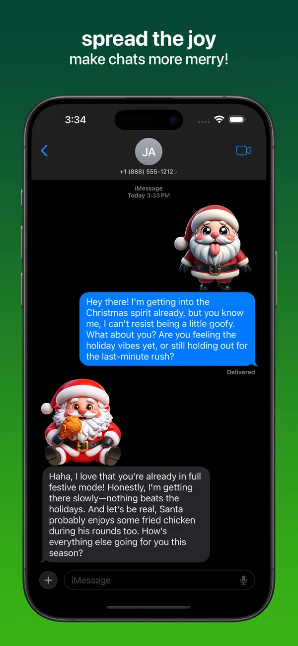 Santa Claus Emojis Screenshot 5